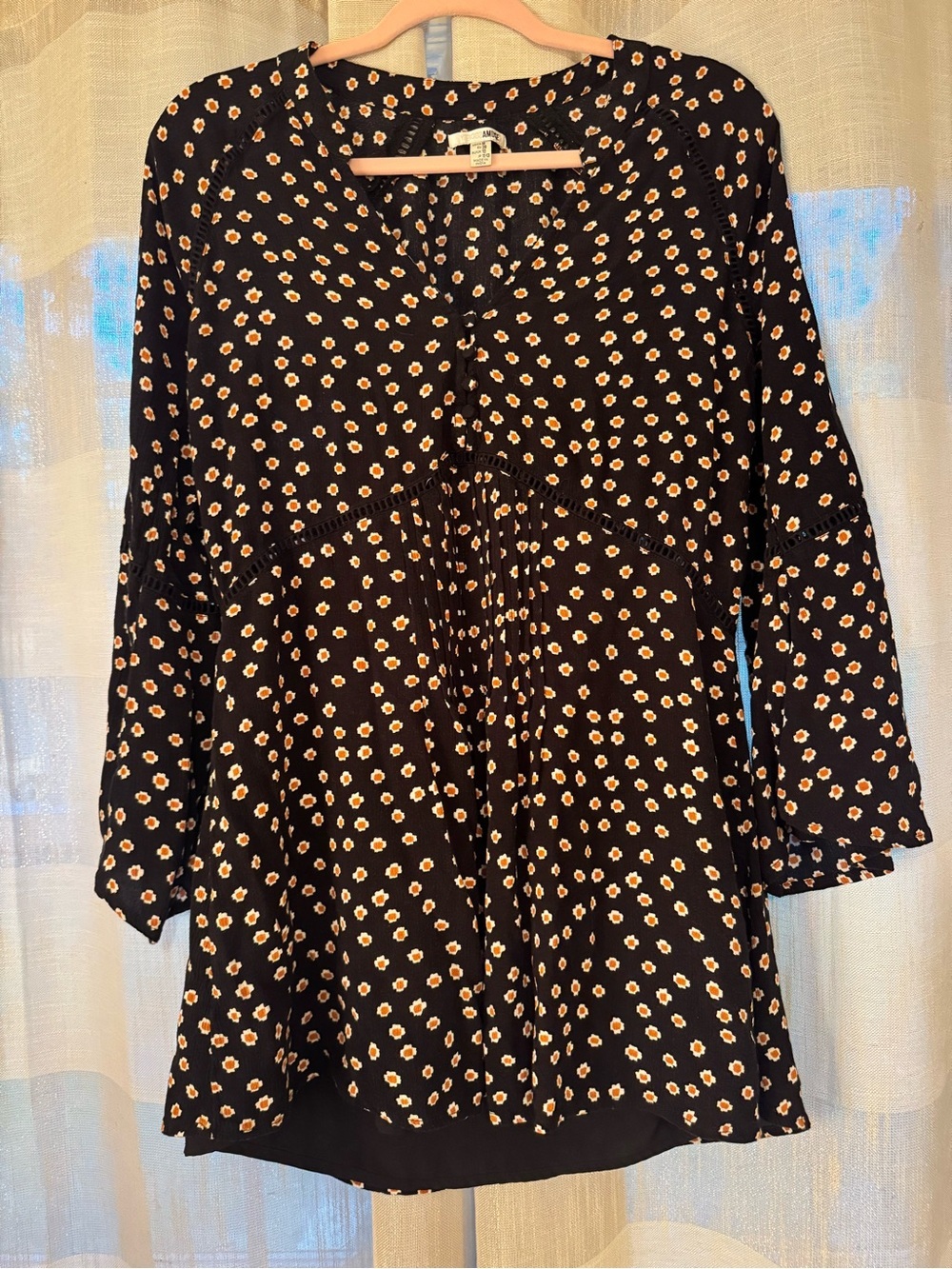 Amuse Society floral geometric mini dress or tunic top